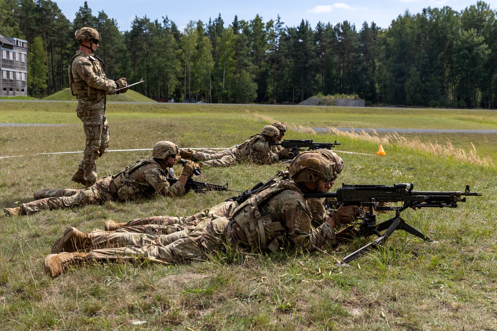 U.S. Army Europe and Africa Best Squad Competition: Ranges