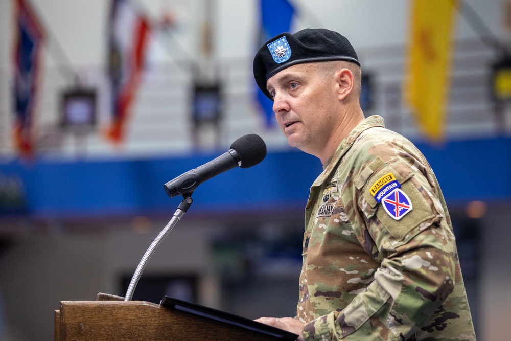 Summit Battalion Welcomes New Commander to 1st Battalion, 87th Infantry Regiment