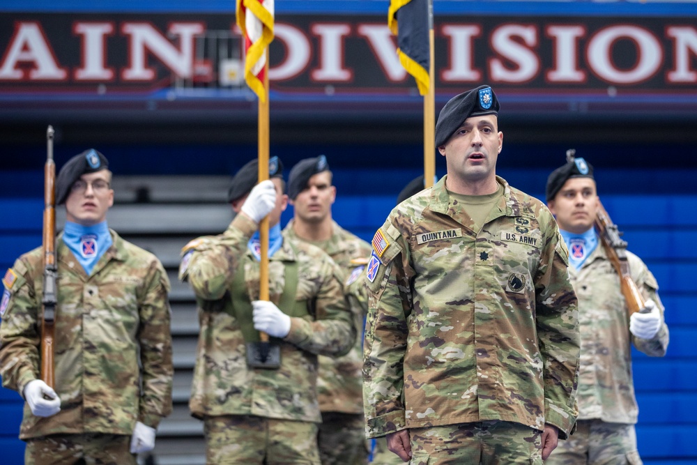Summit Battalion Welcomes New Commander to 1st Battalion, 87th Infantry Regiment