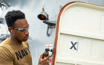 USS Carl M. Levin Manages Ship Preservation
