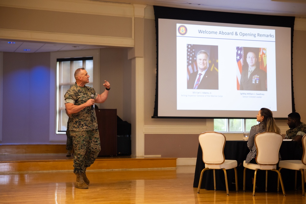 Opening Remarks – 2025 Inspector General of the Marine Corps Training Symposium