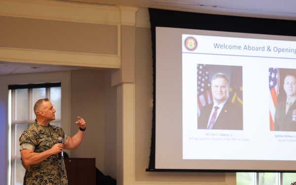 Opening Remarks – 2025 Inspector General of the Marine Corps Training Symposium