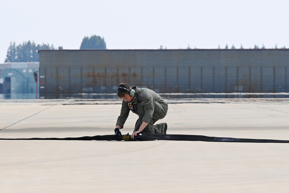 USMC refuels California Air Guard MQ-9 at Gwanju for the first time