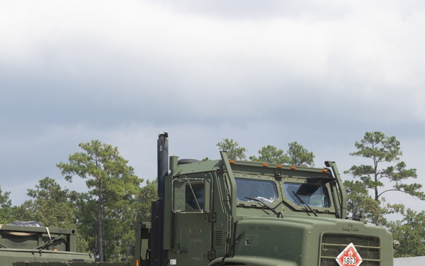 CLB-24 battalion field exercise: fuel convoy