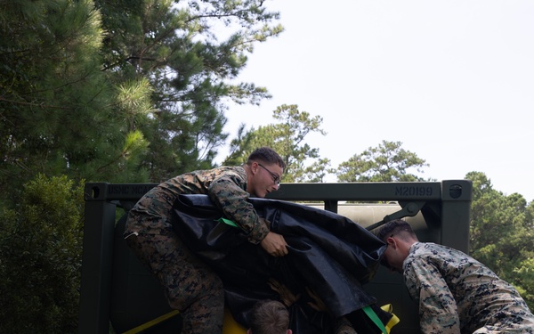 CLB-24 battalion field exercise: fuel convoy
