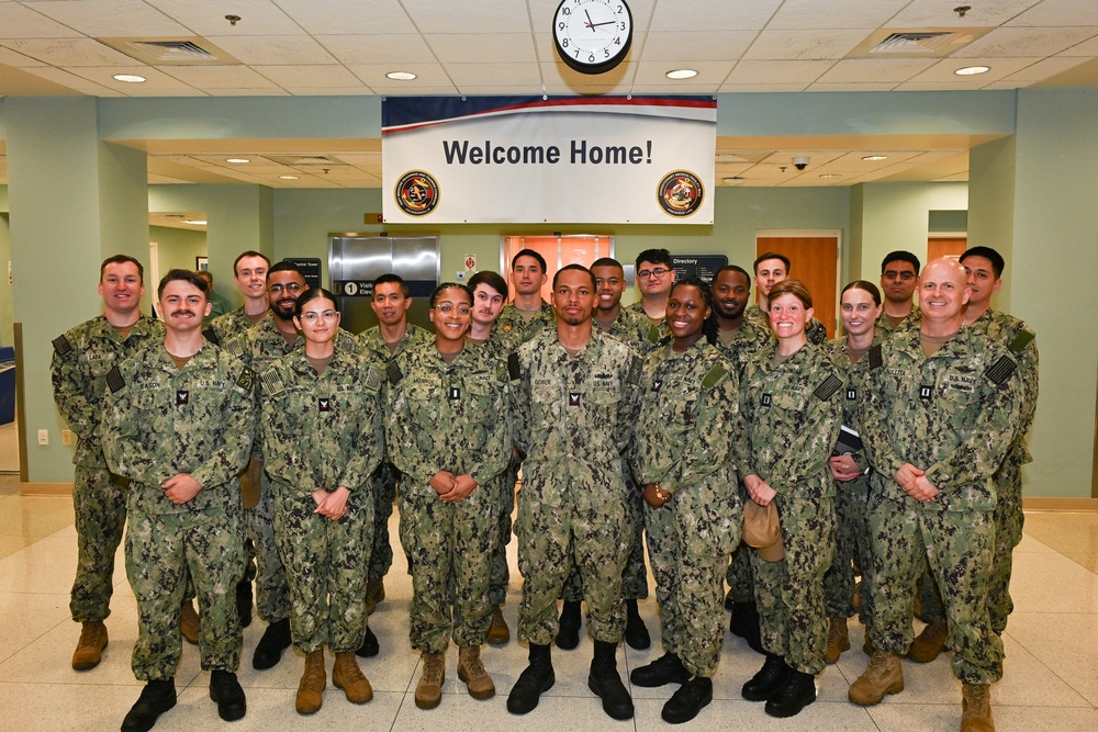 Sailors return to NH Jacksonville from Continuing Promise Tour