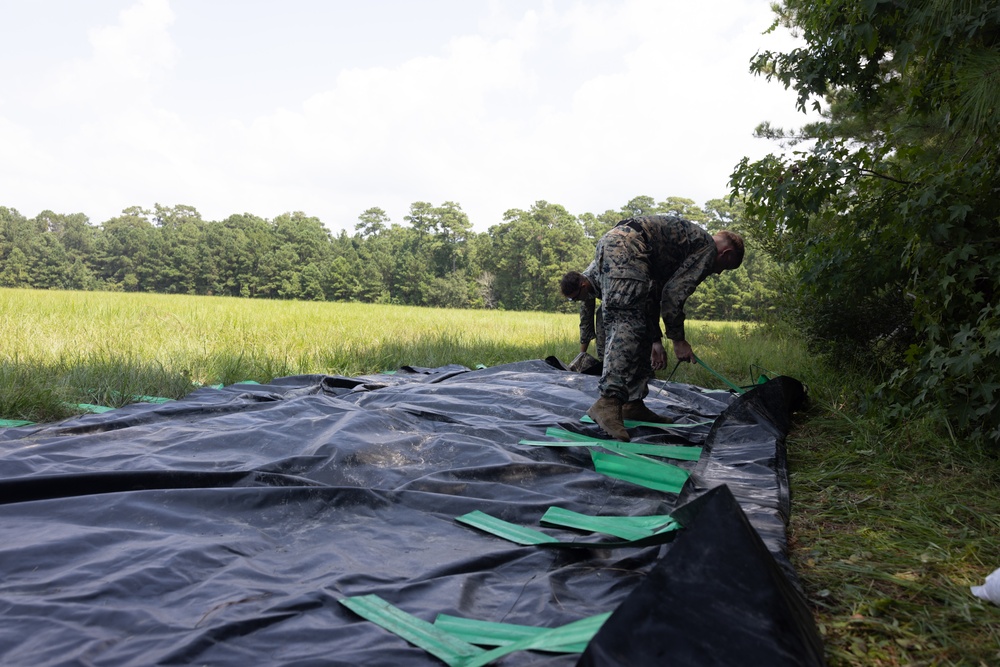 CLB-24 battalion field exercise: fuel convoy