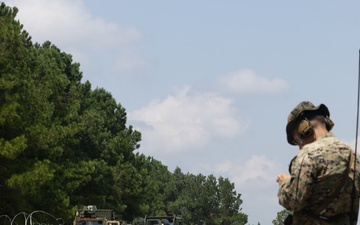 CLB-24 battalion field exercise: fuel convoy