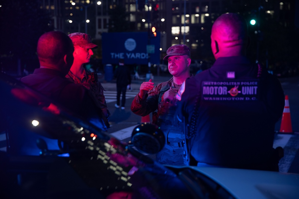 D.C. National Guard supports law enforcement at Nationals Park