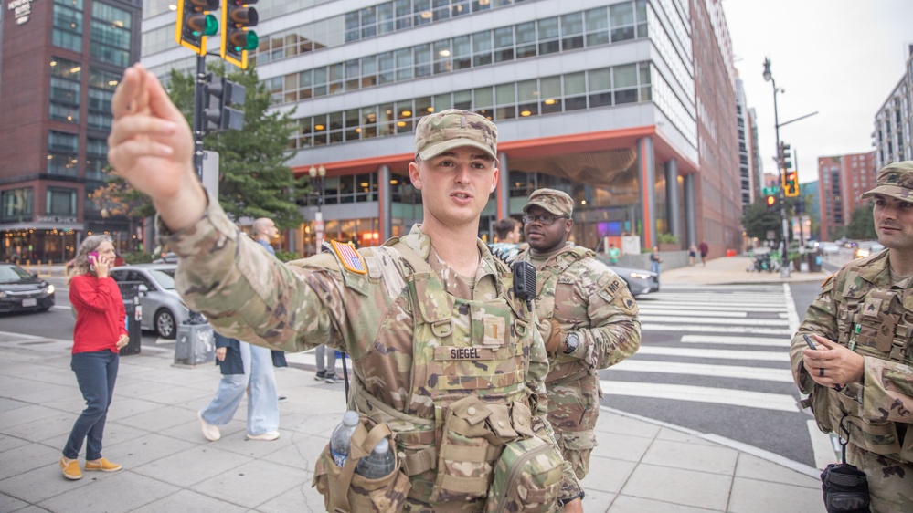 D.C. National Guard supports law enforcement at Nationals Park