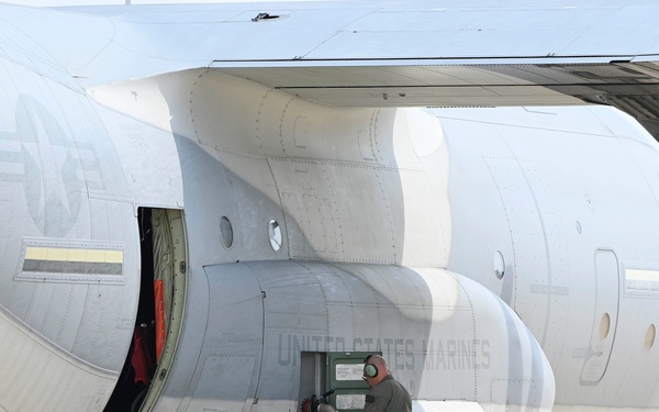 USMC refuels California Air Guard MQ-9 at Gwagnju for the first time