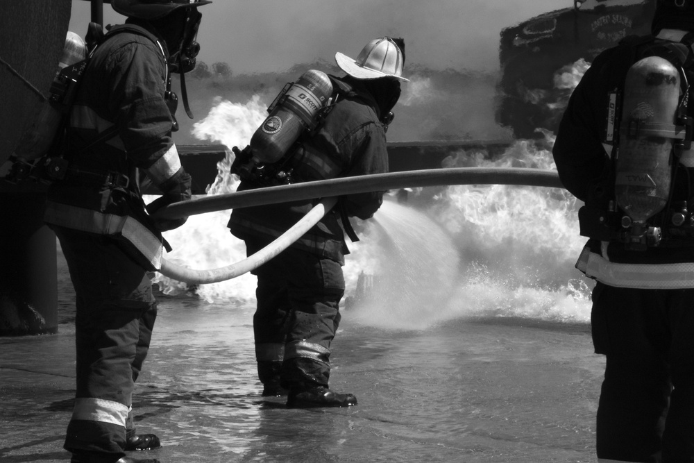 Team Travis trains with SFO firefighters in aircraft rescue