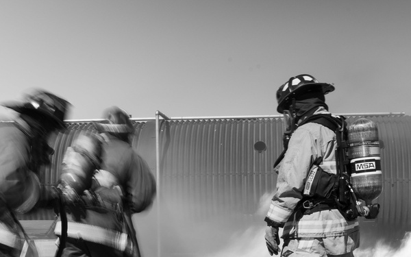 Team Travis trains with SFO firefighters in aircraft rescue