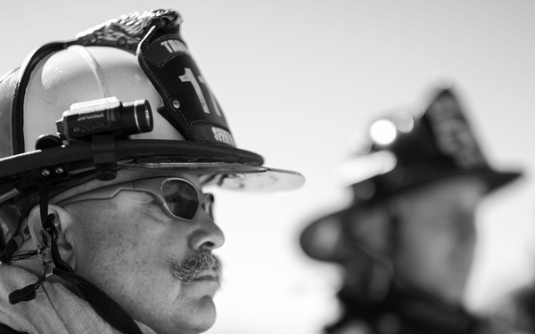 Team Travis trains with SFO firefighters in aircraft rescue