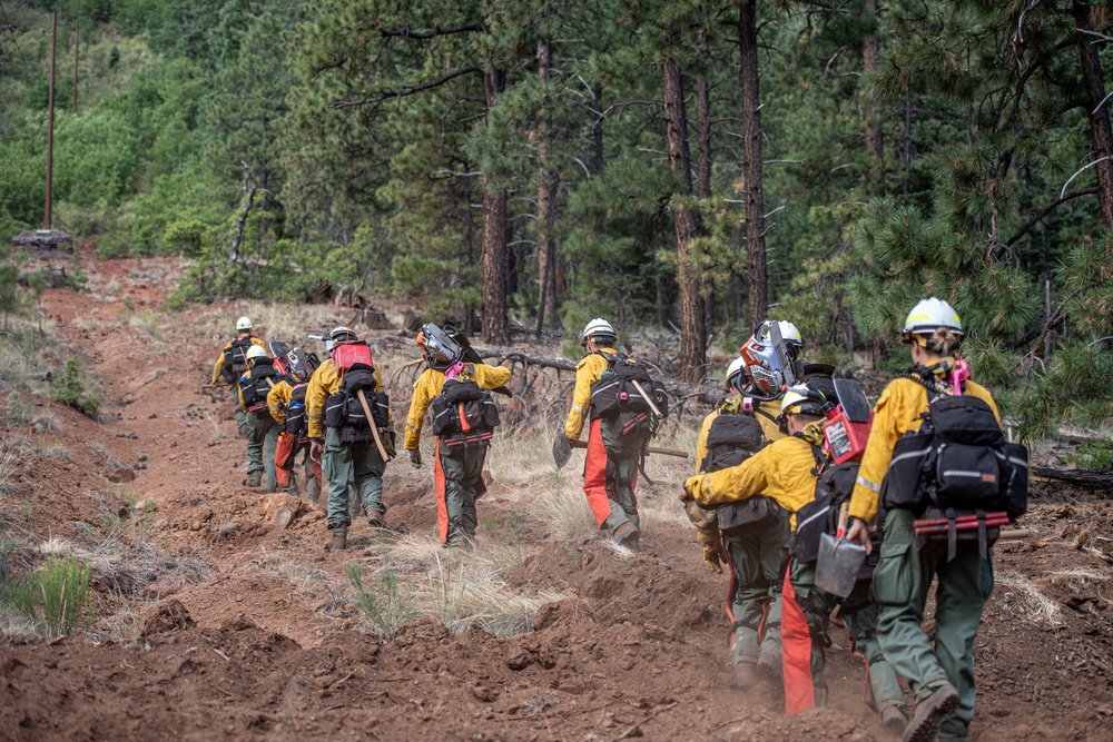 Wildfire response during training proves OKGuard ready to fight fires
