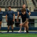 U.S. Army Soldiers take part in the USAA Salute to Service Boot Camp