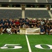 U.S. Army Soldiers take part in the USAA Salute to Service Boot Camp