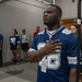 U.S. Army Soldiers take part in the USAA Salute to Service Boot Camp