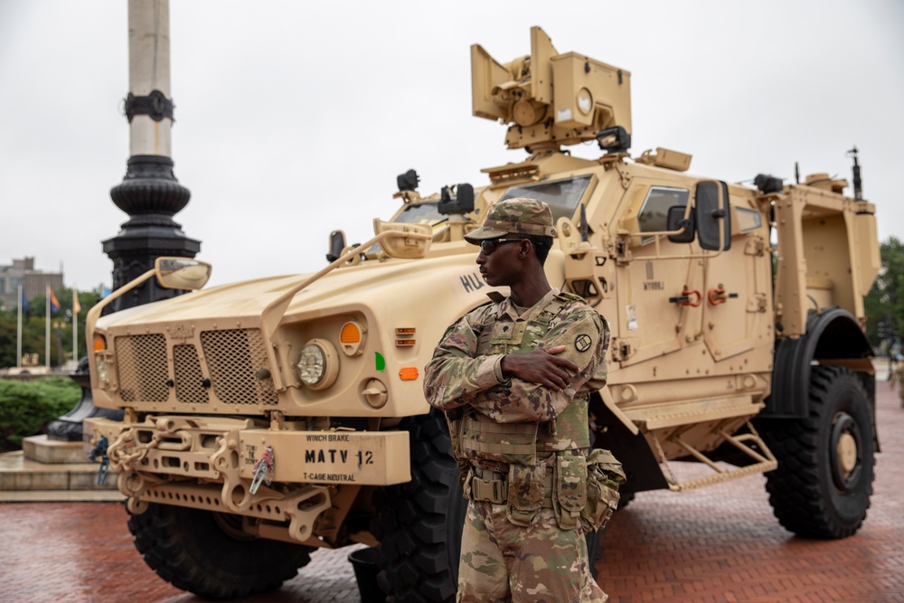 South Carolina Army National Guard members support D.C. Safe and Beautiful Task Force