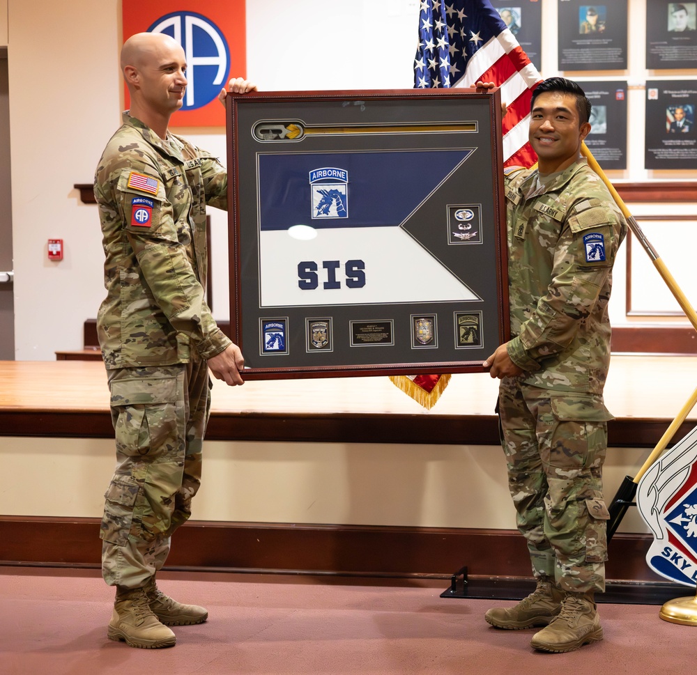 Signal, Intelligence and Sustainment Company Change of Responsibility Ceremony