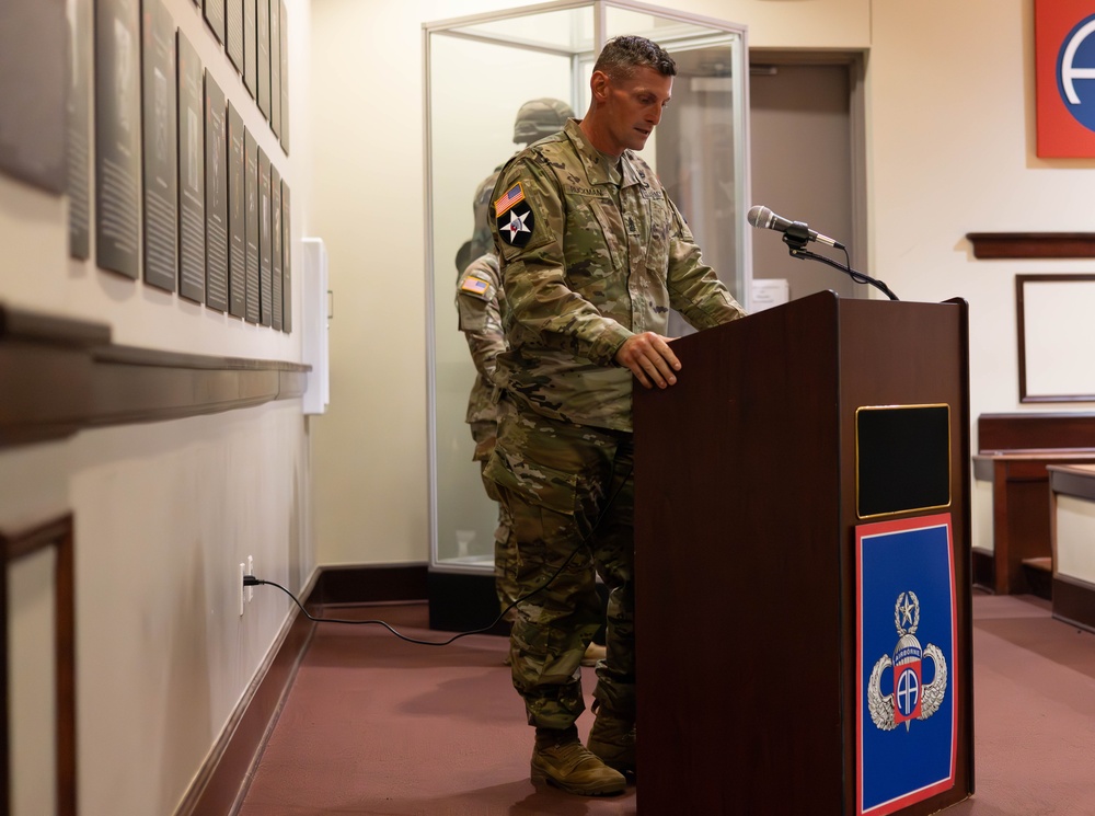 Signal, Intelligence and Sustainment Company Change of Responsibility Ceremony