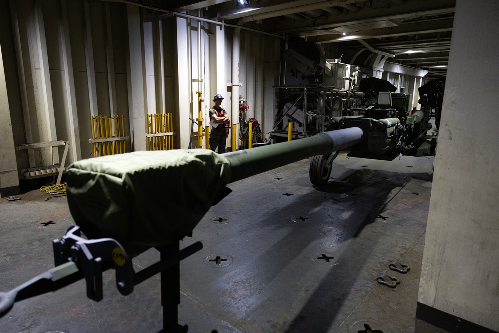 Marines Return Howitzers to Maritime Prepositioning, Modernized for Storage