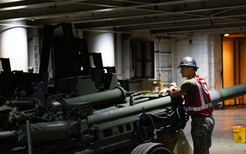 Marines Return Howitzers to Maritime Prepositioning, Modernized for Storage