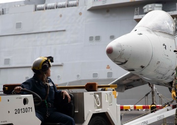 USS Kearsarge Participates In Hurricane Preparation
