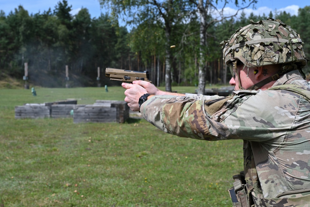 USAREUR-AF Best Squad Competition: M17 Pistol Qualification