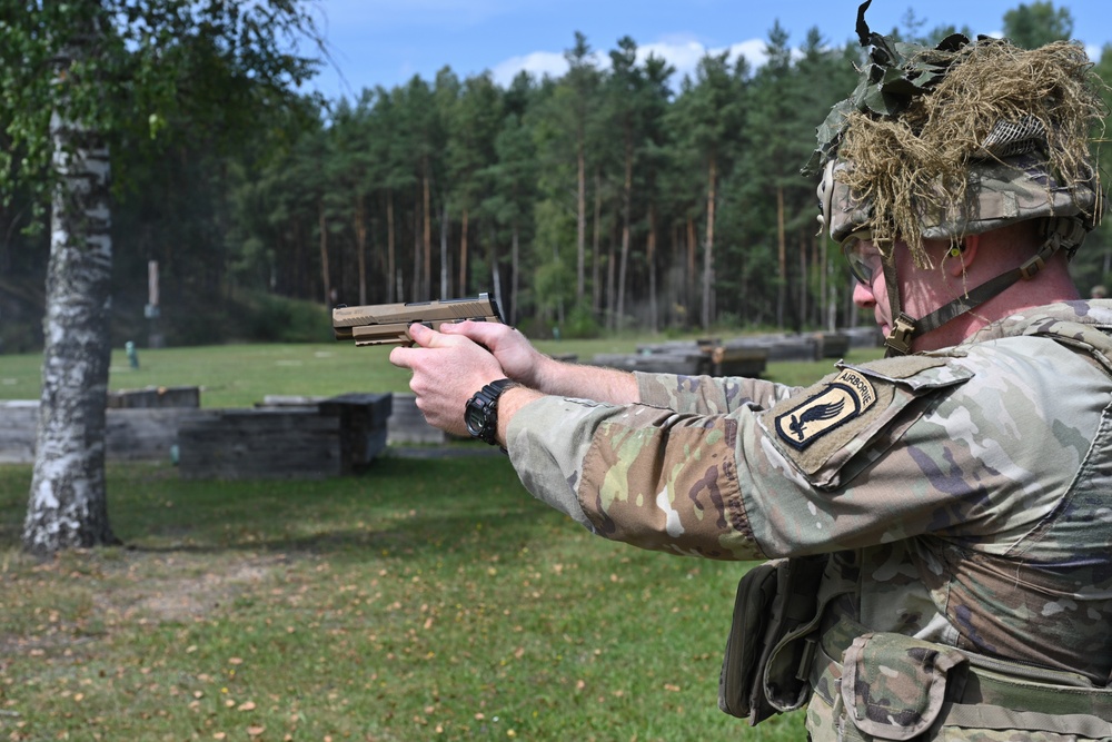 USAREUR-AF Best Squad Competition: M17 Pistol Qualification