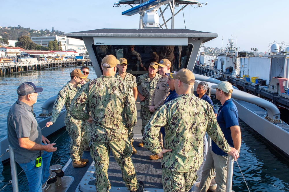 Visitors Tour MDUSV Seahawk