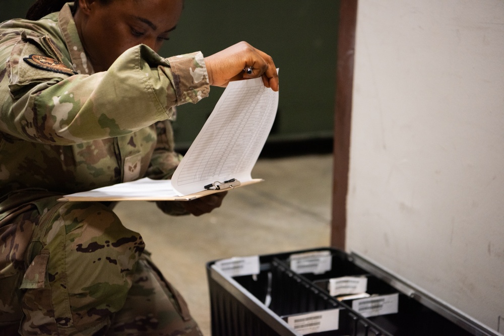 35th Logistics Readiness and Munitions Airmen train with 137th SOW Air Commandos