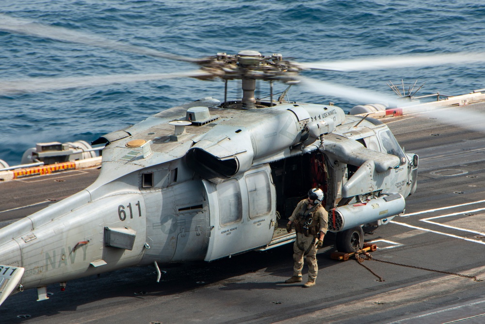 Nimitz Conducts Flight Ops
