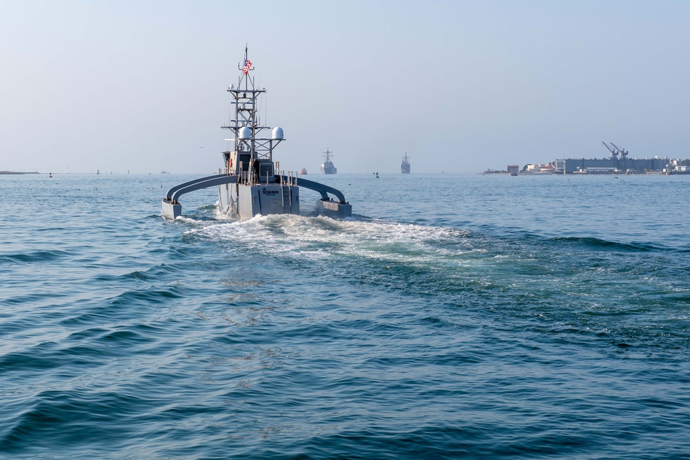 MDUSV Seahawk Departs Point Loma