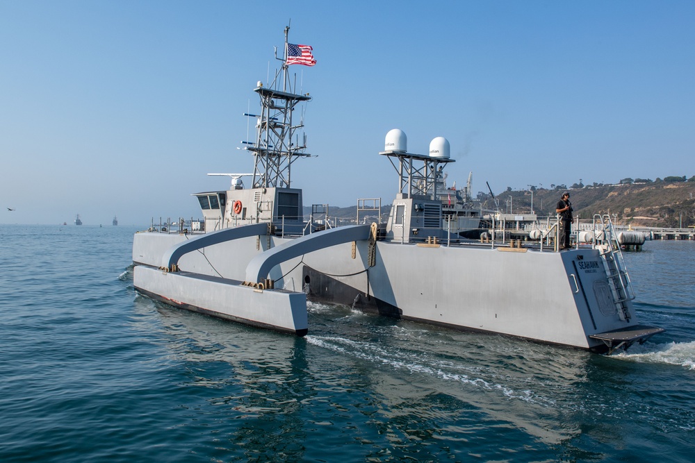 MDUSV Seahawk Departs Point Loma