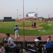 Iowa Cubs in action during annual National Guard Night baseball game