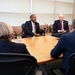 USUHS President talks with Tri-Service Dental Researchers
