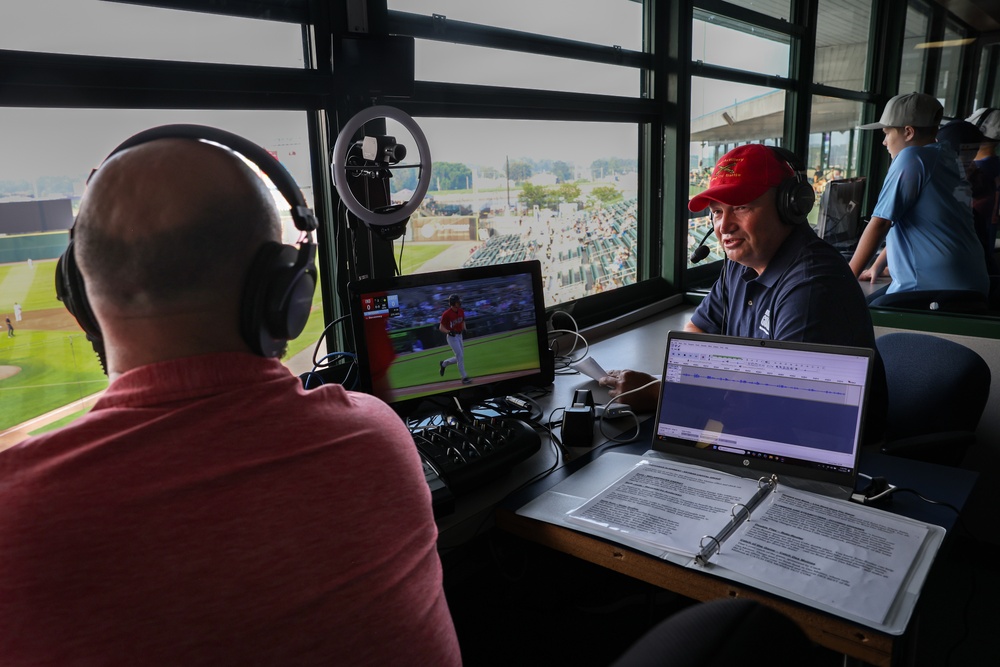 Sgt. Maj. Enright participates in radio Interview at Guard Night