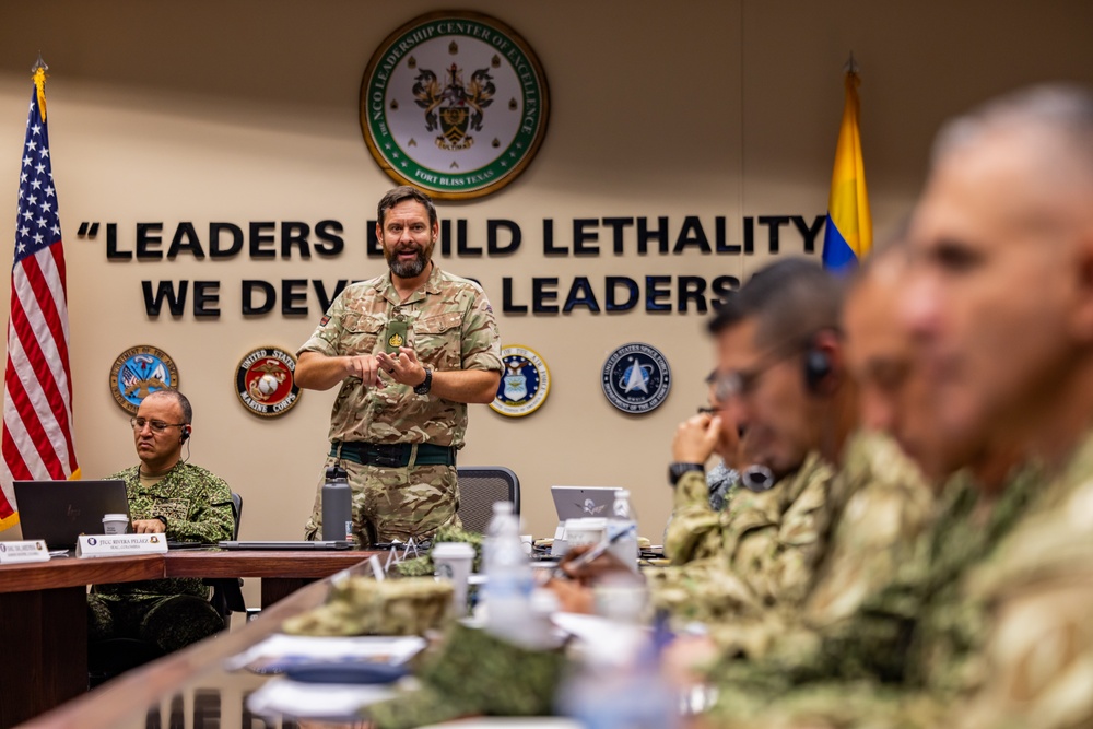 PISAJ 21 class visits NCO Leadership Center of Excellence for leadership discussions