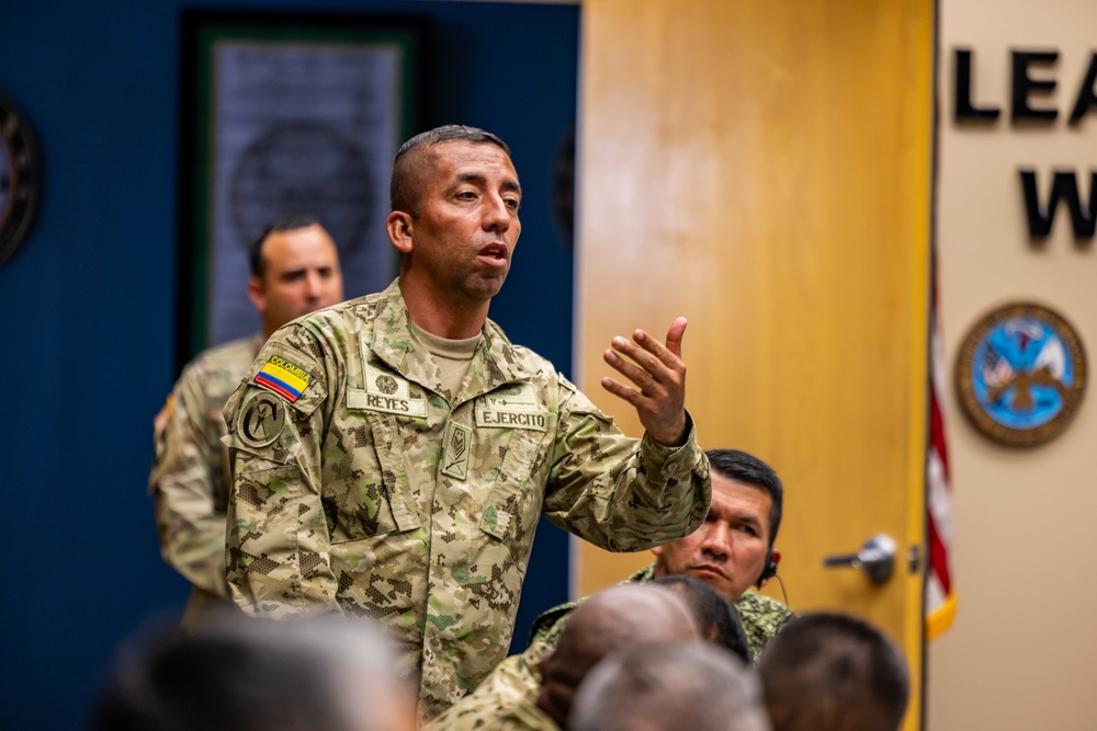 PISAJ 21 class visits NCO Leadership Center of Excellence for leadership discussions