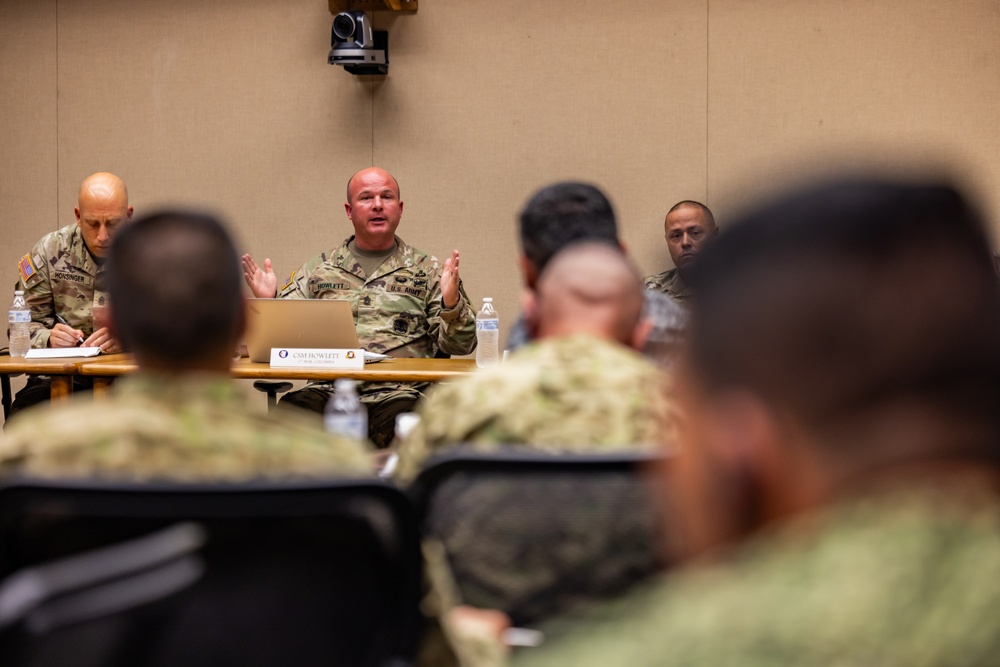 PISAJ 21 class visits NCO Leadership Center of Excellence for leadership discussions
