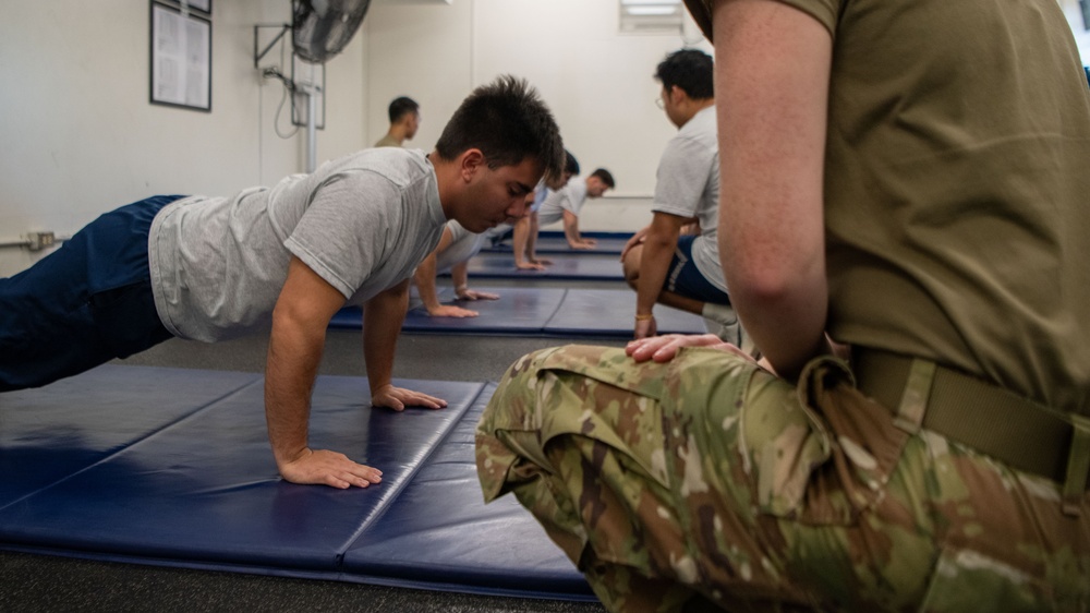 137th SOW services Airmen support 35th FSS mission while training