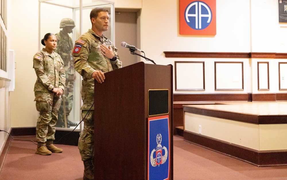 Signal, Intelligence and Sustainment Company Change of Responsibility Ceremony