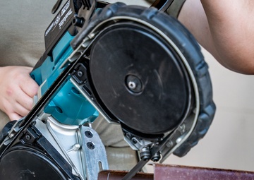 Structural journeymen make repairs to Cannon Air Force Base