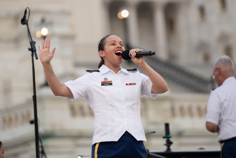 U.S. Army Concert Band performs at The Capitol