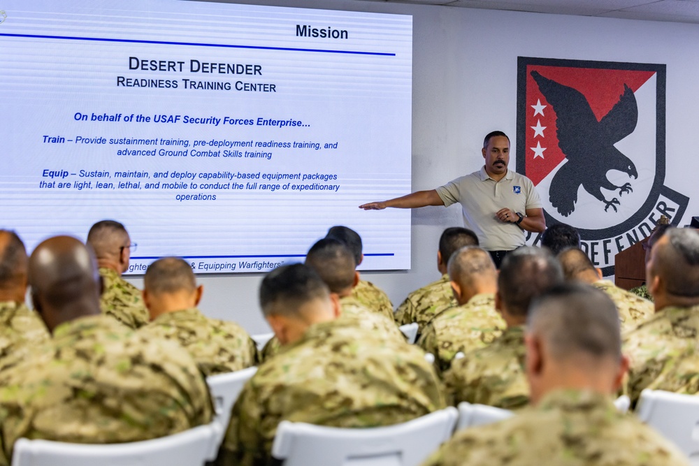 PISAJ 21 class visit Desert Defender Readiness Training Center observing readiness training