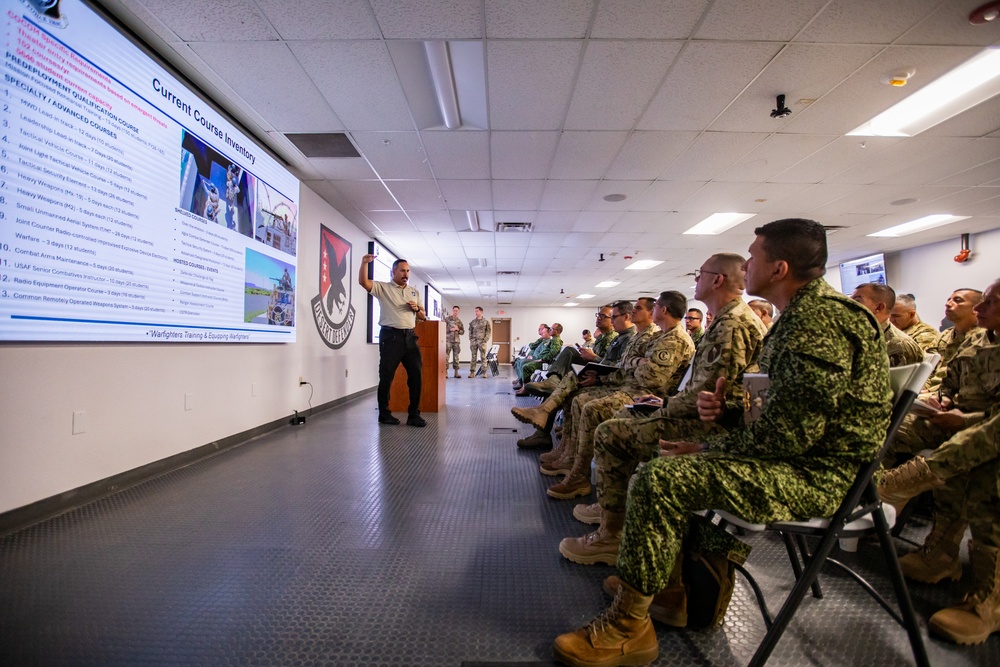 PISAJ 21 class visit Desert Defender Readiness Training Center observing readiness training
