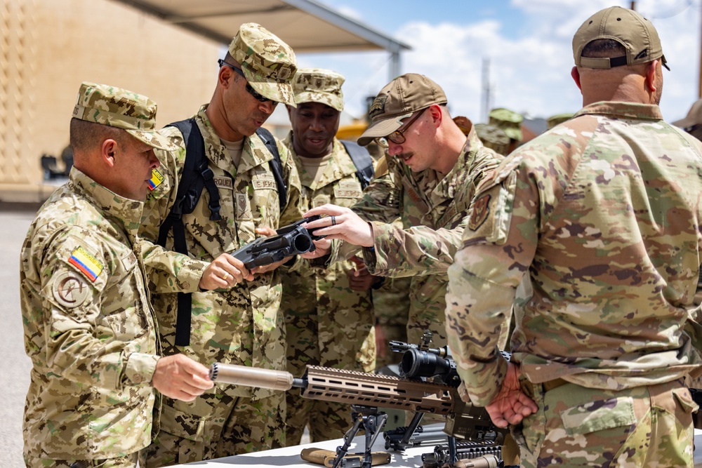 PISAJ 21 class visit Desert Defender Readiness Training Center observing readiness training