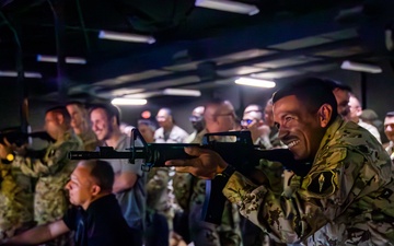 PISAJ 21 class visit Desert Defender Readiness Training Center observing readiness training