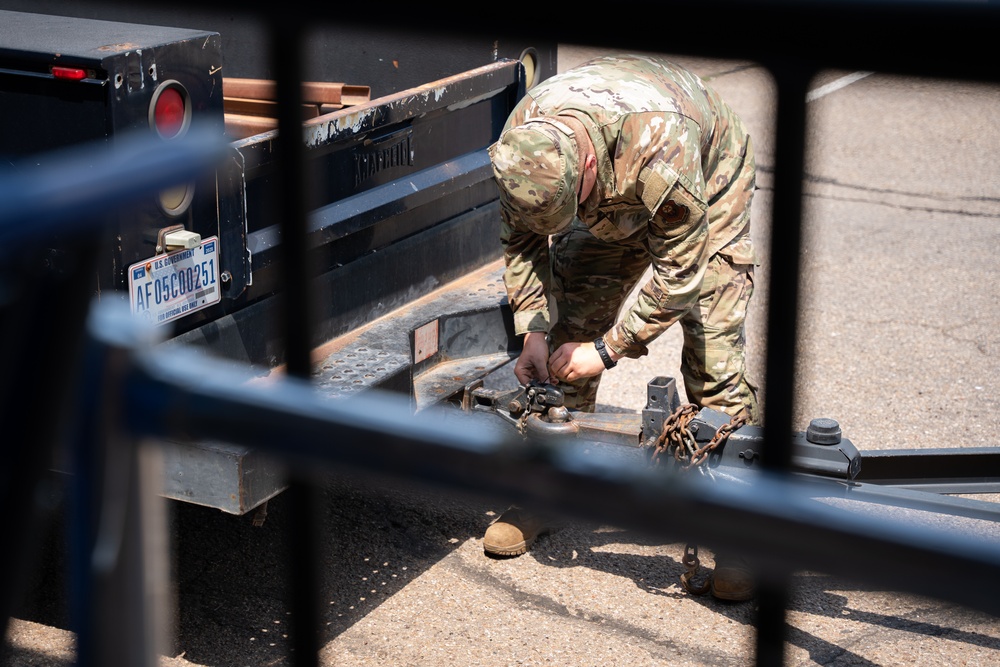 Structural journeymen make repairs to Cannon Air Force Base Structural journeymen make repairs to Cannon Air Force Base